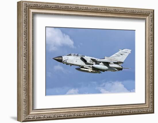 An Italian Air Force Tornado Ecr in Flight over Italy-Stocktrek Images-Framed Photographic Print