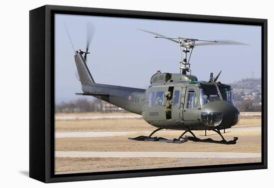 An Italian Army Ab-205 Helicopter Taking Off-Stocktrek Images-Framed Premier Image Canvas