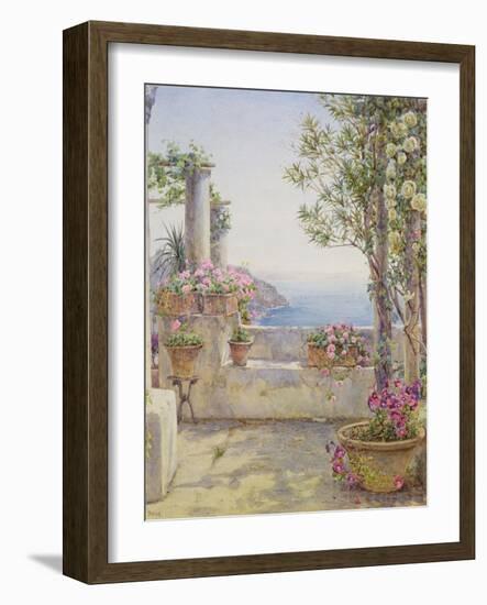 An Italian Balcony-Ernest Arthur Rowe-Framed Giclee Print