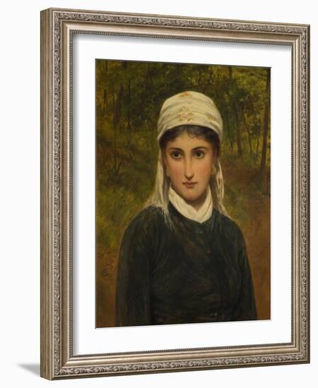 An Italian Lady, 1882-Charles Sillem Lidderdale-Framed Giclee Print