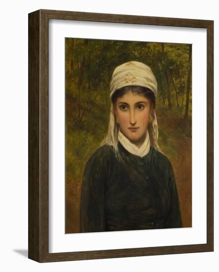 An Italian Lady, 1882-Charles Sillem Lidderdale-Framed Giclee Print