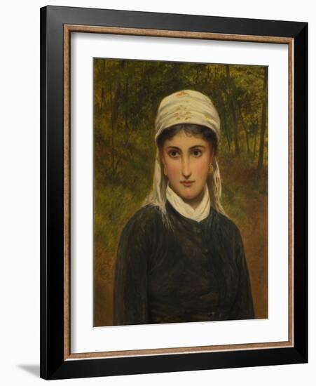 An Italian Lady, 1882-Charles Sillem Lidderdale-Framed Giclee Print