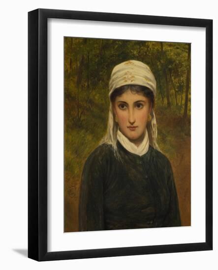 An Italian Lady, 1882-Charles Sillem Lidderdale-Framed Giclee Print