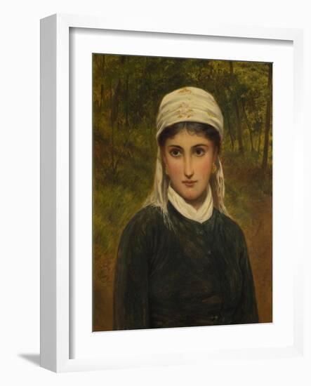 An Italian Lady, 1882-Charles Sillem Lidderdale-Framed Giclee Print