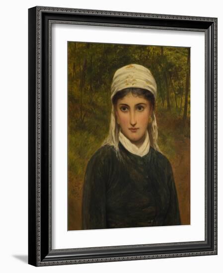 An Italian Lady, 1882-Charles Sillem Lidderdale-Framed Giclee Print