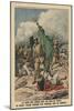 An Italian Soldier Seizing the Green Standard of Prophet Muhammed-French-Mounted Giclee Print
