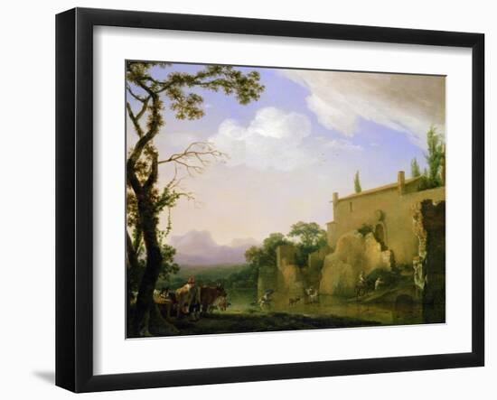 An Italianate Landscape, 17th Century-Jan Asselyn-Framed Giclee Print