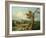 An Italianate River Landscape with Travellers-Francesco Zuccarelli-Framed Giclee Print