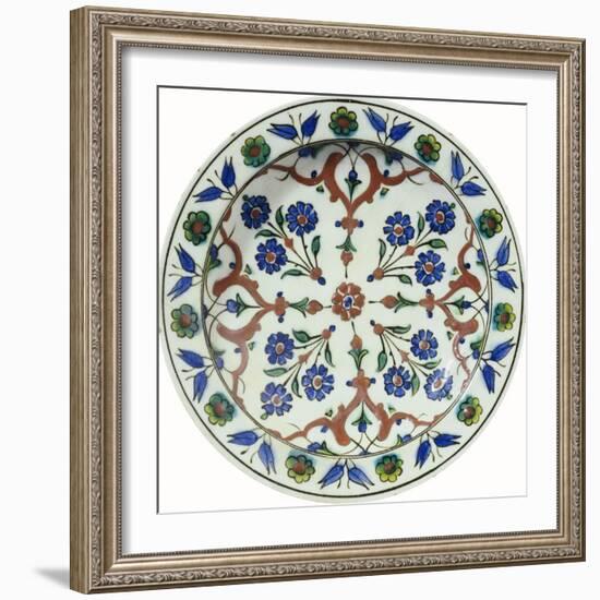 An Iznik Dish-null-Framed Giclee Print