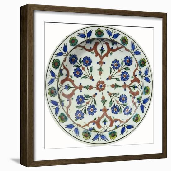 An Iznik Dish-null-Framed Giclee Print