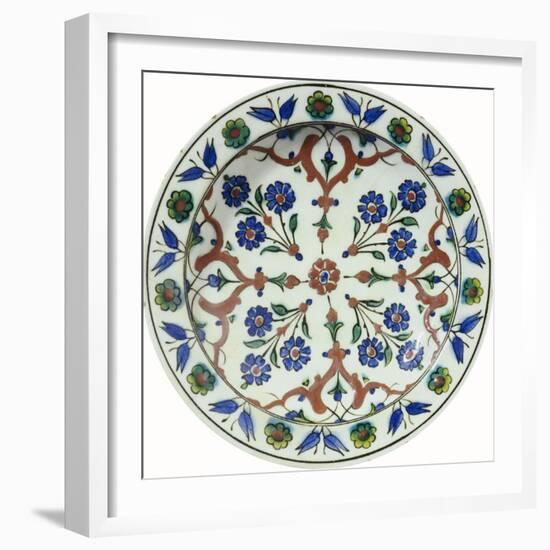 An Iznik Dish-null-Framed Giclee Print