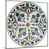 An Iznik Dish-null-Mounted Giclee Print