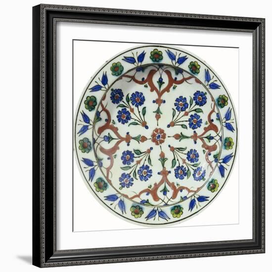 An Iznik Dish-null-Framed Giclee Print