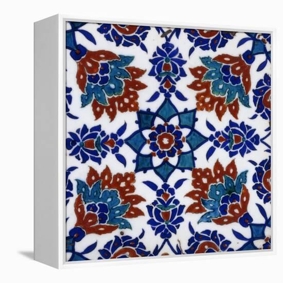 An Iznik Pottery Tile-null-Framed Premier Image Canvas