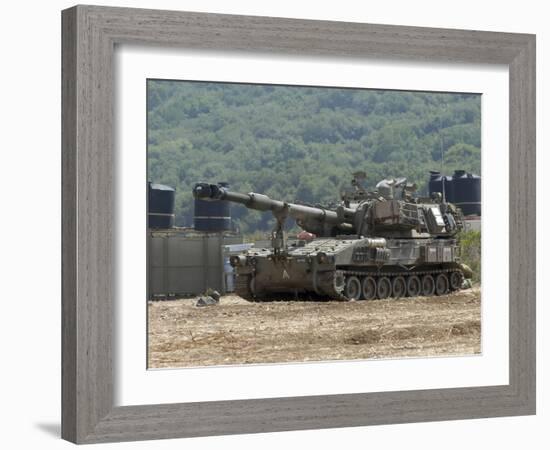 An M109 Self-Propelled Howitzer of the Israel Defense Forces-Stocktrek Images-Framed Photographic Print