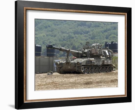 An M109 Self-Propelled Howitzer of the Israel Defense Forces-Stocktrek Images-Framed Photographic Print