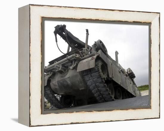 An M88A2 Hercules Recovery Vehicle-Stocktrek Images-Framed Premier Image Canvas