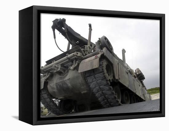 An M88A2 Hercules Recovery Vehicle-Stocktrek Images-Framed Premier Image Canvas