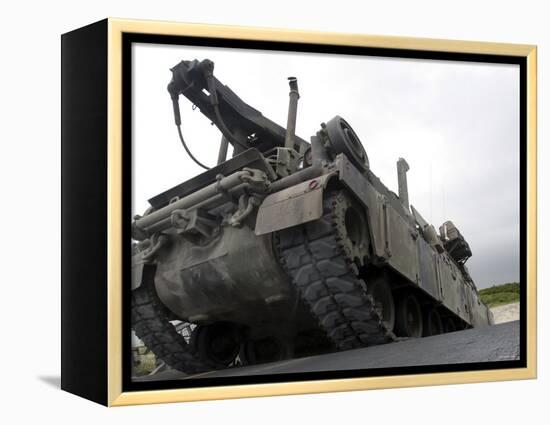 An M88A2 Hercules Recovery Vehicle-Stocktrek Images-Framed Premier Image Canvas