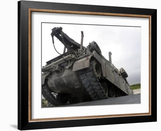 An M88A2 Hercules Recovery Vehicle-Stocktrek Images-Framed Photographic Print