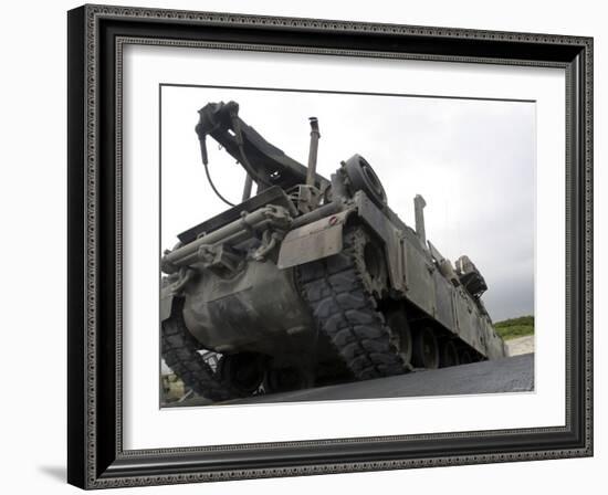 An M88A2 Hercules Recovery Vehicle-Stocktrek Images-Framed Photographic Print