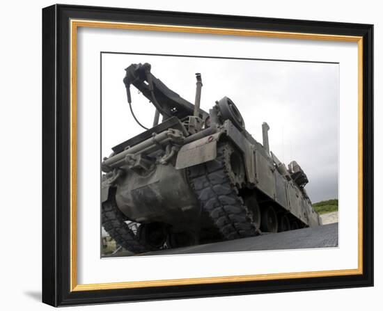 An M88A2 Hercules Recovery Vehicle-Stocktrek Images-Framed Photographic Print