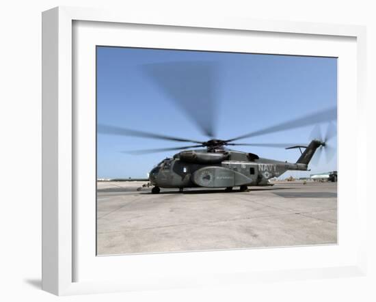 An MH-53E Sea Dragon Helicopter-Stocktrek Images-Framed Photographic Print