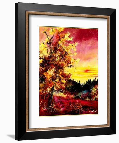 An oak in Autumn-Pol Ledent-Framed Art Print