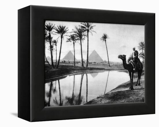 An Oasis Near Cairo, Egypt, C1920S-null-Framed Premier Image Canvas