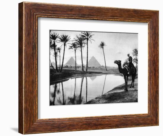 An Oasis Near Cairo, Egypt, C1920S-null-Framed Giclee Print