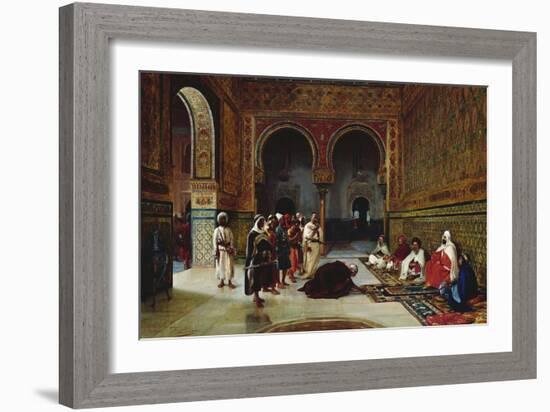 An Oath of Allegiance in the Hall of the Abencerrajes, Alhambra, Granada-Filippo Baratti-Framed Giclee Print