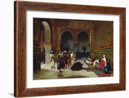 An Oath of Allegiance in the Hall of the Abencerrajes, Alhambra, Granada-Filippo Baratti-Framed Giclee Print