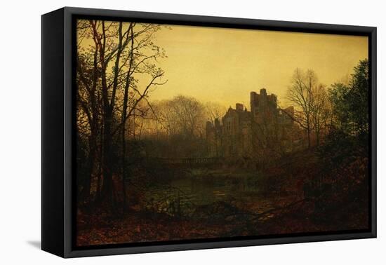 An October Afterglow-John Atkinson Grimshaw-Framed Premier Image Canvas