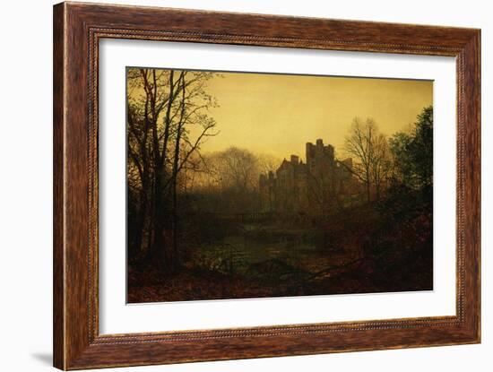 An October Afterglow-John Atkinson Grimshaw-Framed Giclee Print