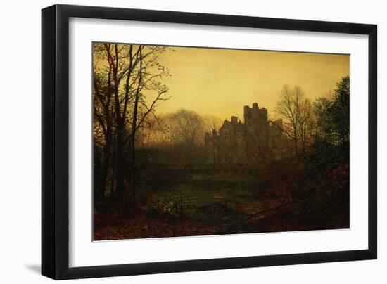 An October Afterglow-John Atkinson Grimshaw-Framed Giclee Print