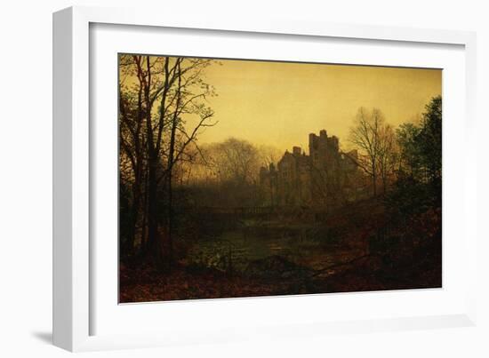 An October Afterglow-John Atkinson Grimshaw-Framed Giclee Print