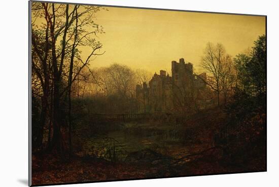 An October Afterglow-John Atkinson Grimshaw-Mounted Giclee Print