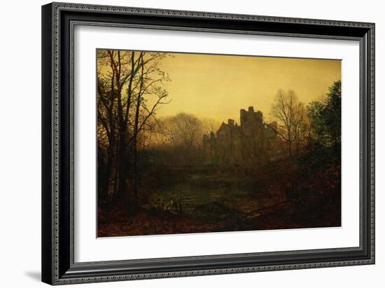 An October Afterglow-John Atkinson Grimshaw-Framed Giclee Print