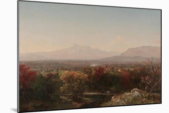 An October Day in the White Mountains, 1854 (Oil on Canvas)-John Frederick Kensett-Mounted Giclee Print