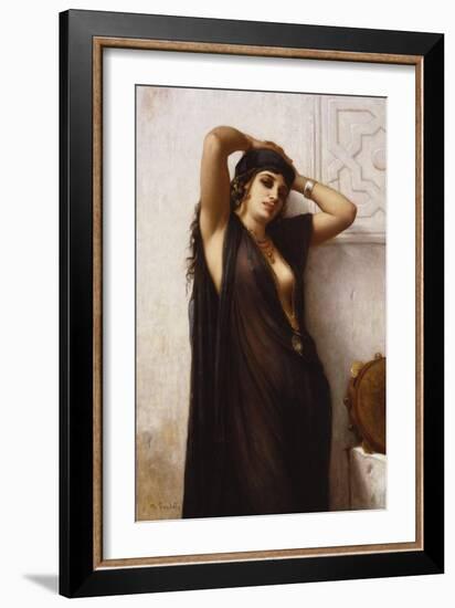 An Odalisque-Charles Landelle-Framed Premium Giclee Print