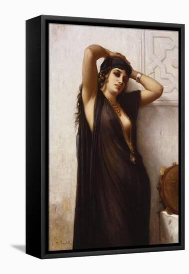 An Odalisque-Charles Landelle-Framed Premier Image Canvas