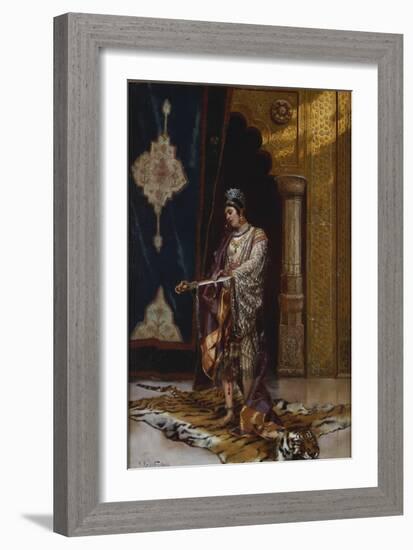 An Odalisque-Rudolphe Ernst-Framed Giclee Print