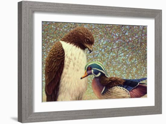 An Odd Couple-James W Johnson-Framed Giclee Print