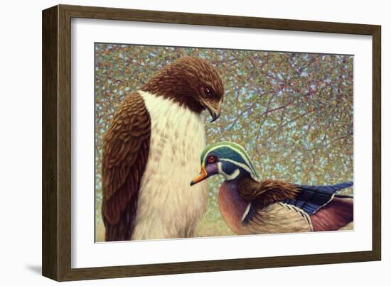 An Odd Couple-James W Johnson-Framed Giclee Print