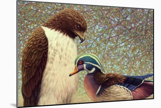 An Odd Couple-James W Johnson-Mounted Giclee Print