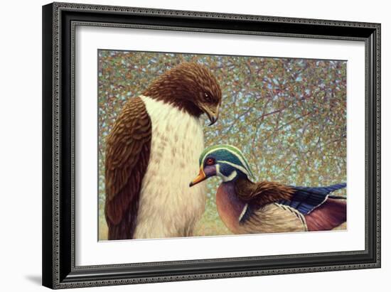 An Odd Couple-James W Johnson-Framed Giclee Print