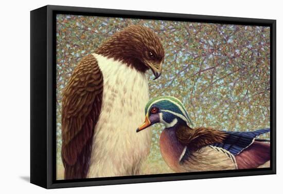 An Odd Couple-James W Johnson-Framed Premier Image Canvas