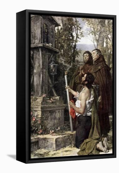 An Offering, 1889-Theobald Chartran-Framed Premier Image Canvas