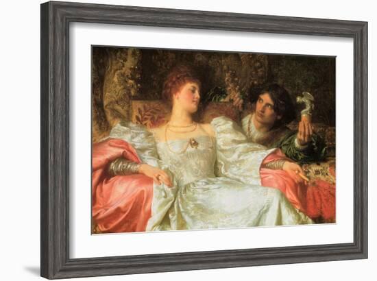 An Offering-Frank Bernard Dicksee-Framed Art Print