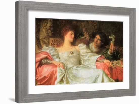 An Offering-Frank Bernard Dicksee-Framed Art Print